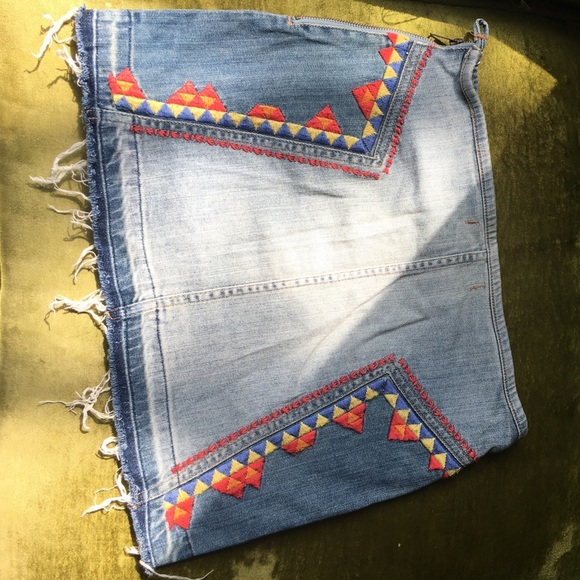 Free People Jean Skirt - Picture 2 of 3